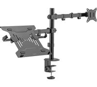 LogiLink bras pour écran avec support pour ordinateur portable noir
