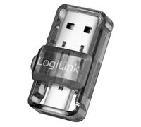 LogiLink BT0054 récepteur de musique de bluetooth Gris et Transparent
