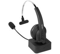 LogiLink BT0059 BT Casque Mono avec Station de Charge, Microphone Noir Standard