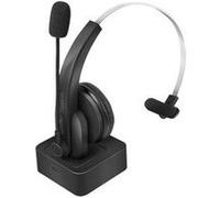 LogiLink Casque mono Bluetooth BT0059 avec station de charge et micro Noir Standard
