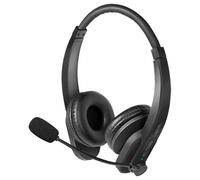 LogiLink BT0060 casque Sans fil Arceau Bureau/Centre d'appels Bluetooth Noir