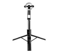 LogiLink BT0069 Perche à selfie noir Bluetooth, batterie intégrée, avec pied