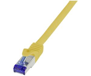 LogiLink C6A017S RJ45 CAT 6a S/FTP 0.25 m jaune