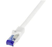 Logilink C6A021S RJ45 CAT 6a S/FTP 0.50 m White Pack of 1