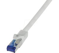 LogiLink C6A022S RJ45 CAT 6a S/FTP 0.50 m Gris 1 pièce(s)