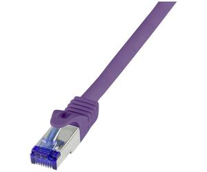 Logilink C6A029S RJ45 CAT 6a S/FTP 0.5m Purple 1 piece