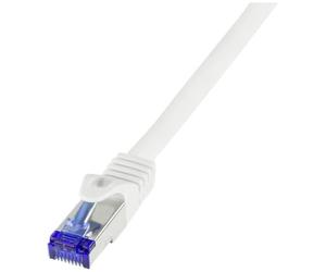 Logilink C6A031S RJ45 CAT 6a S/FTP 1 m blanc 1 pc(s)