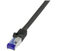 Logilink C6A033S RJ45 CAT 6a S/FTP 1 m noir 1 pc(s)