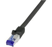LogiLink Câble réseau C6A073S RJ45 Cat6a S/FTP 5 m Noir 1 pc