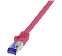 LogiLink C6A074S RJ45 CAT 6a S/FTP 5.00 m rouge 1 pc(s)
