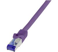 LogiLink C6A109S RJ45 CAT 6a S/FTP 15.00 m violet 1 pc(s)