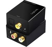 LogiLink Convertisseur audio CA0100 Coaxial/Toslink vers analogique L/R Noir