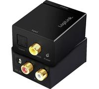 LogiLink CA0100 Toslink / Cinch-RCA audio Adaptateur noir