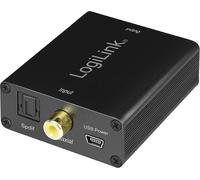 LogiLink CA0101 Toslink / Cinch-RCA / Jack audio Adaptateur [1x Toslink femelle (ODT), Cinch-RCA femelle - 1x Cinch-RCA femelle
