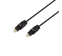 LogiLink CA1007 Câble Acoustique 2 x TOSLink mâle 1,5 m Noir