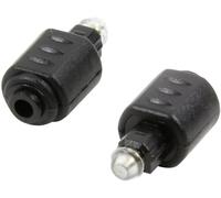 LogiLink CA1016 Adaptateur Acoustique TOSLink mâle/Mini Femelle 3,5 mm Noir