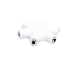 LogiLink CA1088 Hub & Concentrateur Blanc, Boîtier Plastique, Dimensions Emballage 88x20x180mm, Code SH 84719000, Unité