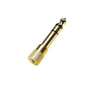 LOGILINK CA1213 - Fiche jack stéréo 6,35 mm vers connecteur femelle jack stéréo 3,
