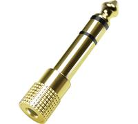 LOGILINK CA1213 - Fiche jack stéréo 6,35 mm vers connecteur femelle jack stéréo 3,