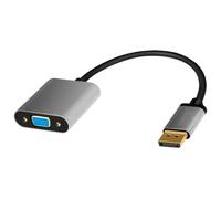 LogiLink Câble adaptateur Displayport - VGA, 0,15 m