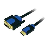 LogiLink - Câble adaptateur - HDMI mâle pour DVI-D mâle - 2 m