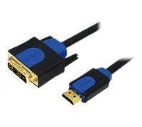 LogiLink - Câble adaptateur - HDMI mâle pour DVI-D mâle - 3 m