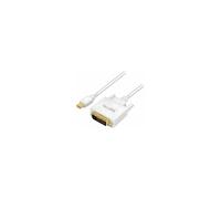 LogiLink Câble adaptateur Mini DisplayPort - DVI, blanc