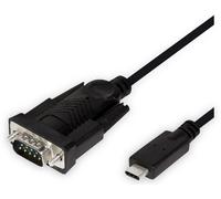 LogiLink Câble adaptateur USB-C - RS232 1,2 m noir