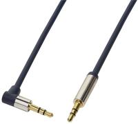 LogiLink Câble audio 2 x jack 3,5 mm 3,0 m coudé