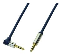 LogiLink Câble audio 2 x jack mâle 3,5 mm 1 m coudé