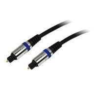 LogiLink - Câble audio numérique (optique) - TOSLINK mâle pour TOSLINK mâle - 1.5 m - fibre optique