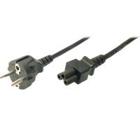 Logilink | Câble d'alimentation | Alimentation IEC 60320 C5 | Alimentation CEE 7/7 | 1,8 m | Noir