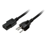 LogiLink - Câble d'alimentation - power IEC 60320 C13 pour EC 60906-1 (M) - 1.8 m - noir Noir G