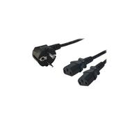 LogiLink - Câble d'alimentation - power IEC 60320 C13 pour power CEE 7/7 (M) - CA 250 V - 1.5 m - noir
