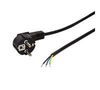 LogiLink Câble d'alimentation Schuko - Noir