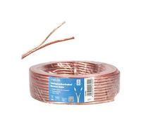 LogiLink Câble de haut-parleur ca1083 10 m, 2,5 mm² transparent