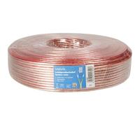 LogiLink - Câble de haut-parleur - 2.5 mm² - 50 m - transparent