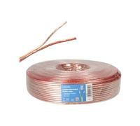 LogiLink - Câble de haut-parleur - 2.5 mm² - 50 m - transparent