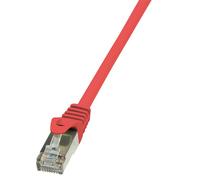 LogiLink CP1094S Câble réseau Cat5e F/UTP AWG26 10 m Rouge