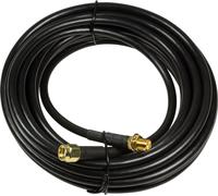 LogiLink Câble de rallonge pour antennes intérieures WLAN, 5 m, noir