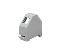 LogiLink Câble DVI, RJ45, HDMI, 1-port en Plastique, Adaptateur pour Rail DIN, Compatible avec Ordinateur, Télévision, Écran PC