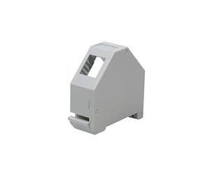 LogiLink Câble DVI, RJ45, HDMI, 1-port en Plastique, Adaptateur pour Rail DIN, Compatible avec Ordinateur, Télévision, Écran PC