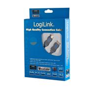 LogiLink Câble HDMI Grande Vitesse Ethernet 1.4 Audio Full HD 2m Type A M/M