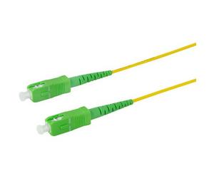 LogiLink Câble patch à fibre optique, 2x SC-Simplex, jaune