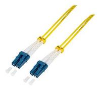 LogiLink Câble patch fibre optique, 2x Duplex LC, OS2, 20 m