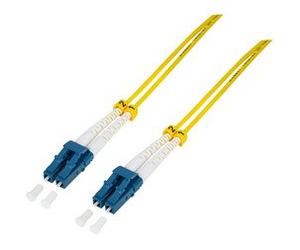 LogiLink Câble patch fibre optique, 2x Duplex LC, OS2, 7,5 m