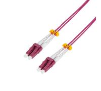 LogiLink Câble patch fibre optique LC-Duplex - LC-Duplex OM4 0,5 m