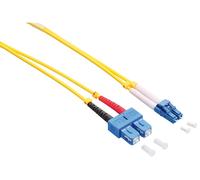 LogiLink Câble patch fibre optique LC-Duplex - SC-Duplex OS2 5,0 m
