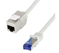 LOGILINK Câble patch point de consolidation, CAT.6a, S/FTP, gris, 15 m