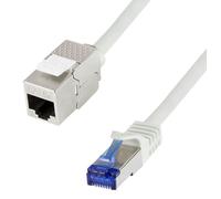 LOGILINK Câble patch point de consolidation, CAT.6a, S/FTP, gris, 20 m
